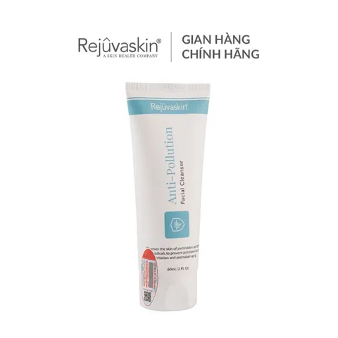 Sữa Rửa Mặt Chống Ô Nhiễm Rejuvaskin 100ml - Làm Sạch Sâu, Bảo Vệ Da Khỏi Ô Nhiễm, Phục Hồi Làn Da Khỏe Mạnh