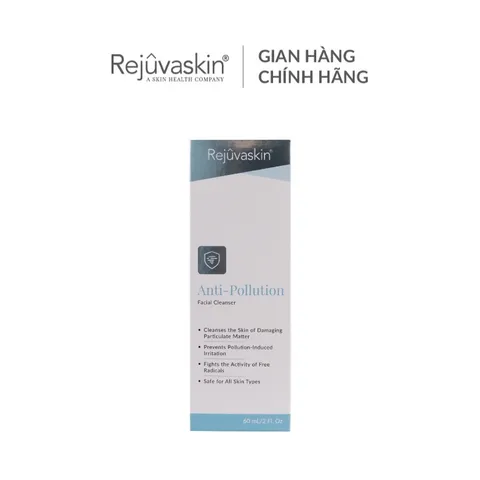 Sữa Rửa Mặt Chống Ô Nhiễm Rejuvaskin 100ml - Làm Sạch Sâu, Bảo Vệ Da Khỏi Ô Nhiễm, Phục Hồi Làn Da Khỏe Mạnh