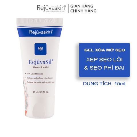 Gel Ngăn Ngừa Sẹo Rejuvasil 10ml/15ml/30ml - Giảm Sẹo Lồi, Phì Đại, Phẫu Thuật - Dễ Dàng Sử Dụng, An Toàn Cho Da Nhạy Cảm