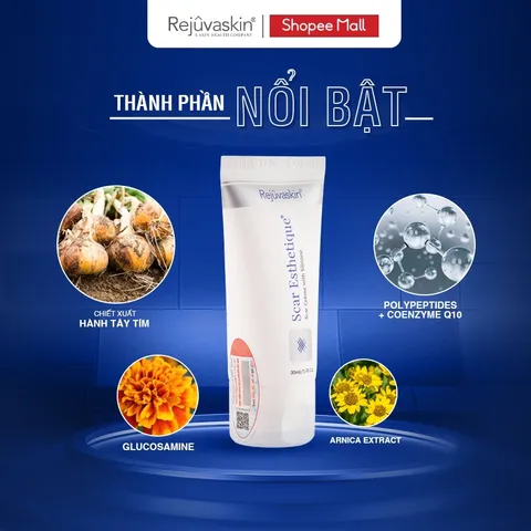Kem Xóa Sẹo Thâm Scar Esthetique 60ml - Giúp Lấp Đầy Sẹo Rỗ, Sẹo Lõm, Chăm Sóc Da Mặt Từ Rejuvaskin USA