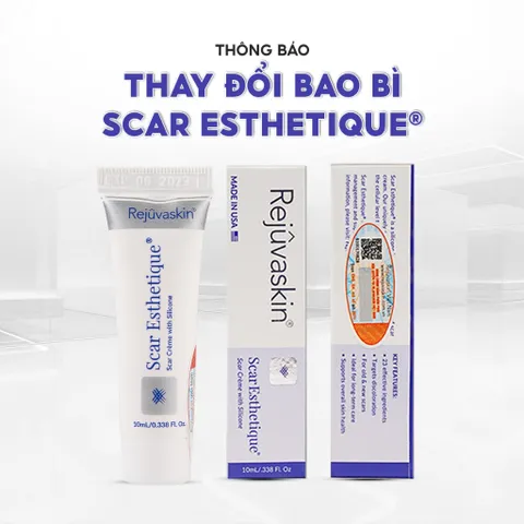 Kem Xóa Sẹo Thâm Scar Esthetique 60ml - Giúp Lấp Đầy Sẹo Rỗ, Sẹo Lõm, Chăm Sóc Da Mặt Từ Rejuvaskin USA