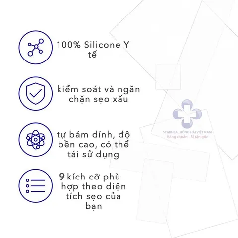 Miếng Dán Xoá Mờ Sẹo Lồi Scar FX 2.5x2.5cm - Giảm Sẹo, Phục Hồi Da Hiệu Quả từ Mỹ, An Toàn và Dễ Dùng