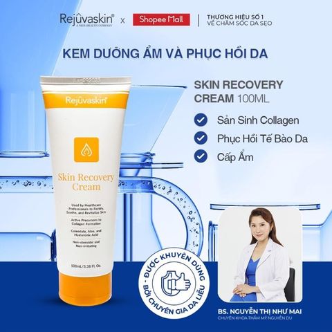 Kem Dưỡng Ẩm Phục Hồi Da Rejuvaskin Skin Recovery Cream 100ml - Dưỡng Ẩm Chống Lão Hóa Từ Mỹ, Chăm Sóc Da Mặt Hàng Đầu