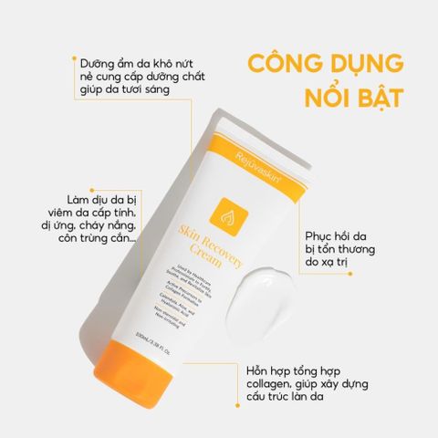 Kem Dưỡng Ẩm Phục Hồi Da Rejuvaskin Skin Recovery Cream 100ml - Dưỡng Ẩm Chống Lão Hóa Từ Mỹ, Chăm Sóc Da Mặt Hàng Đầu