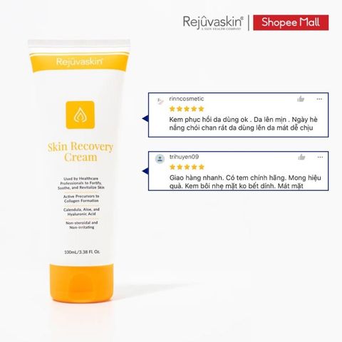 Kem Dưỡng Ẩm Phục Hồi Da Rejuvaskin Skin Recovery Cream 100ml - Dưỡng Ẩm Chống Lão Hóa Từ Mỹ, Chăm Sóc Da Mặt Hàng Đầu