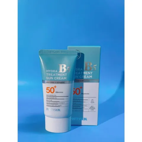 Kem Chống Nắng Prettyskin B5 SPF 50+ PA++++ - Phục Hồi Dưỡng Trắng Da Nhạy Cảm, 50ml