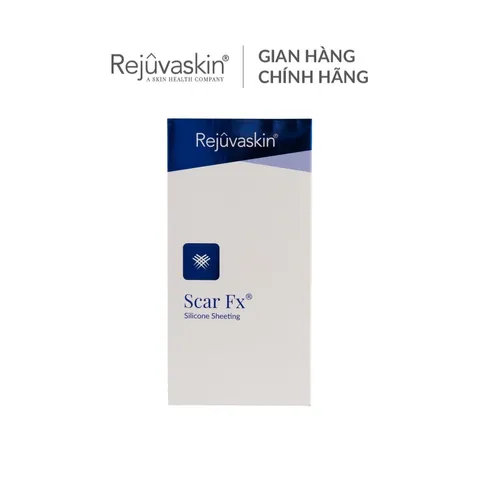 Miếng Dán Làm Xẹp Sẹo Lồi REJUVASKIN Scar FX - Giảm sẹo, Chăm sóc da, Silicone Y Tế, Phục hồi vết thương hiệu quả