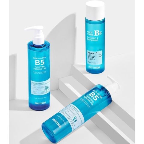 Gel Rửa Mặt PrettySkin Multi Hydra B5 300ml - Sữa Rửa Mặt Làm Sạch Sâu, Cấp Ẩm, Kiểm Soát Dầu Chuyên Sâu cho Da Nhạy Cảm