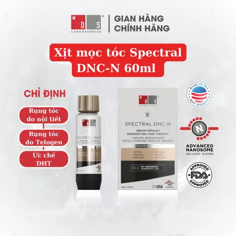 Serum Mọc Tóc SPECTRAL.DNC-N 60ml - Giảm Gãy, Rụng Tóc, Kích Thích Mọc Tóc, Dưỡng Tóc Khỏe Mạnh Từ Ds Laboratories (Mỹ)
