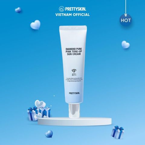 Kem Chống Nắng Dưỡng Trắng Prettyskin 50ml - SPF50+ PA++++, Chống UVA UVB, Nâng Tông Da Hồng Mịn, Dưỡng Ẩm, Made in Korea