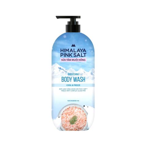 Sữa Tắm Muối Hồng Himalaya Mát Lạnh Thư Giãn Cool & Freeze 800g - Sản phẩm dưỡng ẩm và làm mềm da tuyệt vời