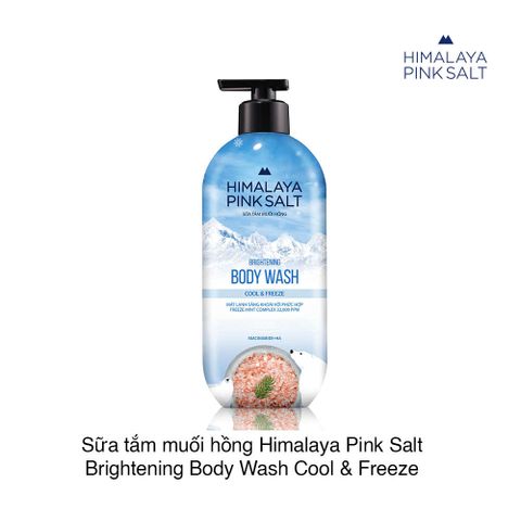 Sữa Tắm Muối Hồng Himalaya Mát Lạnh Thư Giãn 800g - Giúp Làm Dịu Da và Sảng Khoái Màu Mát Lạnh
