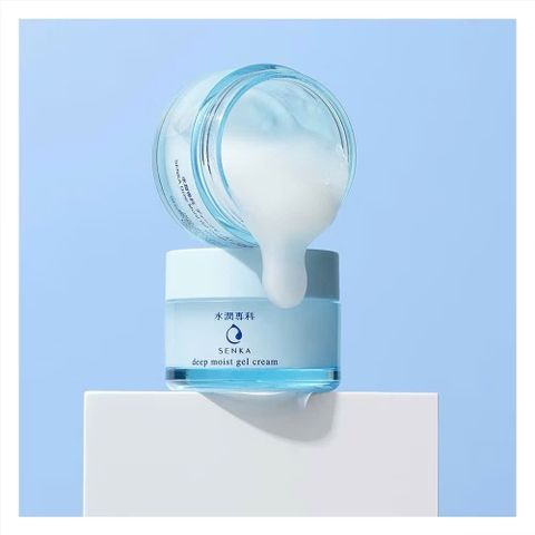 Kem Dưỡng Ẩm Senka Deep Moist Gel Cream Chuyên Sâu 50g - Cấp Ẩm, Làm Mềm Da, Chống Oxy Hóa, Phù Hợp Với Da Dầu Và Nhạy Cảm