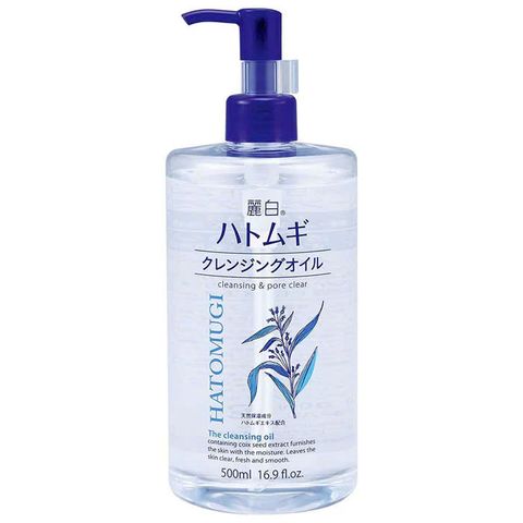 Dầu Tẩy Trang Reihaku Hatomugi 500ml - Cleansing Oil Nhật Bản Giúp Cấp Ẩm, Làm Sạch Sâu và Dưỡng Da