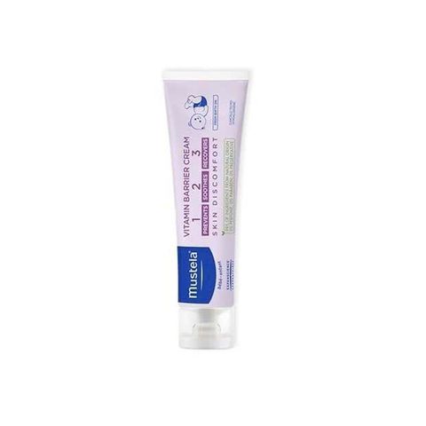 Kem Ngăn Ngừa Hăm Tã Mustela 50ml - Kem Dưỡng Da Vitamin Barrier Cho Trẻ Sơ Sinh, Làm Dịu Da Nhạy Cảm, Giảm Kích Ứng