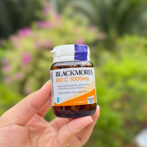 Viên uống bổ sung Vitamin C Blackmores Bio C 1000mg 31 viên - Hỗ trợ tăng cường sức khỏe, giảm cảm lạnh và làm đẹp da
