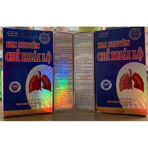 Kim Nguyên Chỉ Khái Lộ - Hỗ Trợ Giảm Ho, Tiêu Đờm 300ml - Sản Phẩm Tự Nhiên Giúp Thông Tuyến Hô Hấp, Giảm Đau Họng