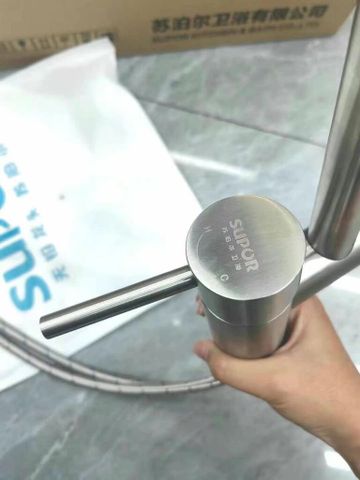 Vòi Rửa Bát Xoay 360 Độ SUPOR 250607-02 Inox 304 Có Nóng Lạnh - Thiết Kế Thông Minh, Dễ Dàng Vệ Sinh, Bền Bỉ, Cao Cấp