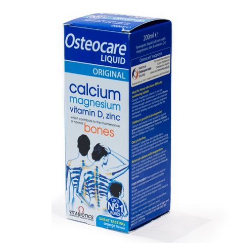 Siro Bổ Sung Canxi Osteocare 200ml - Chăm Sóc Xương Cho Trẻ, Dạng Lỏng Vị Cam Dễ Uống, Phù Hợp Cho Trẻ Từ 1 Tuổi