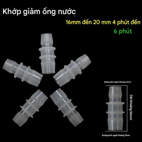 Cút Nối Ống Chia Dòng Chữ T Chữ Y Bằng Nhựa Phi 16 | Đầu Đổi Cỡ Ống 12/16 16/20 Dùng Cho Lọc Thùng Thủy Sinh