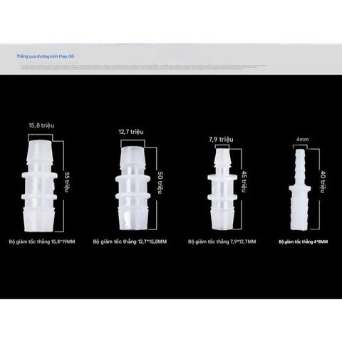Cút Nối Ống Chia Dòng Chữ T Chữ Y Bằng Nhựa Phi 16 | Đầu Đổi Cỡ Ống 12/16 16/20 Dùng Cho Lọc Thùng Thủy Sinh