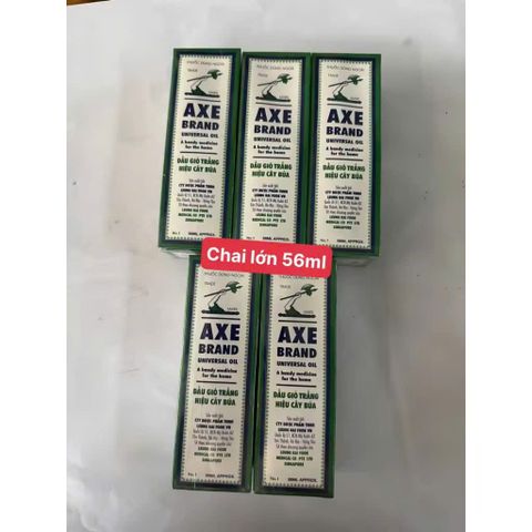 Dầu Gió Trắng Cây Búa 56ml - Axe Brand Universal Oil Giảm Đau Nhức, Say Tàu Xe, Cảm Cúm, Hỗ Trợ Sức Khỏe Hàng Ngày
