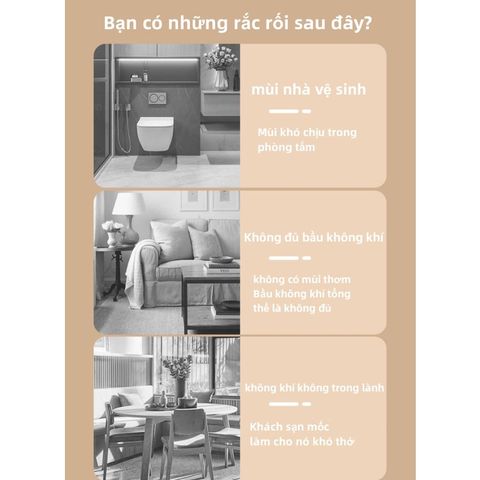 Máy Xông Tinh Dầu Tự Động PW3 - 5 Chế Độ Phun Hương Thơm Nhẹ Dịu, Tạo Độ ẩm Không Gian Sống Thoải Mái, Dung Tích 50ml
