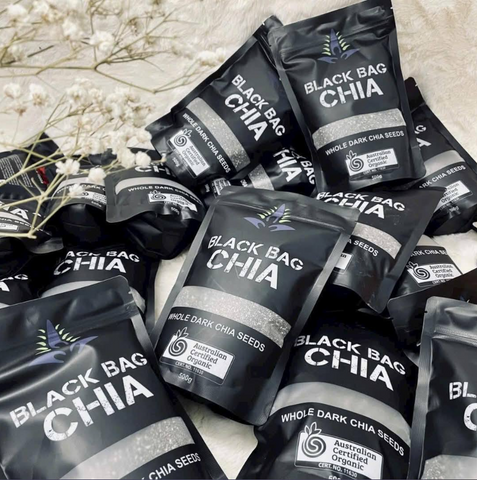Hạt Chia Đen 500G - Ngũ Cốc Tốt Cho Sức Khỏe, Omega-3 Cao, Hỗ Trợ Tiêu Hóa, Chất Xơ Dồi Dào - Sản Phẩm Nhập Khẩu Từ Úc