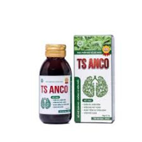 Siro TS Anco 100ml - Hỗ trợ giảm ho, đờm, đau rát họng, khản tiếng cho trẻ em và người lớn - Thực phẩm chức năng tự nhiên