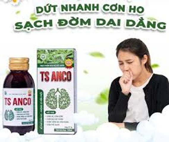 Siro TS Anco 100ml - Hỗ trợ giảm ho, đờm, đau rát họng, khản tiếng cho trẻ em và người lớn - Thực phẩm chức năng tự nhiên