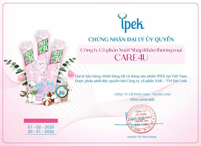 Combo 20 Bông Tẩy Trang Ipek 150 Miếng 100% Cotton - Dụng Cụ Tẩy Trang Cho Mọi Loại Da Xuất Xứ Thổ Nhĩ Kỳ