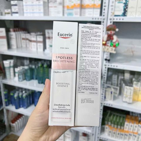 Nước Dưỡng Sáng và Cấp Ẩm Da Eucerin Boosting Essence 100ml - Dưỡng Da Sáng Mịn, Phù Hợp Mọi Loại Da, Chống Oxy Hóa