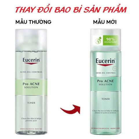 Nước cân bằng cho da nhờn mụn Eucerin Pro Acne Toner 200ml 279160
