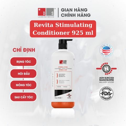 Dầu Xả REVITA Stimulating Conditioner 925ml - Giảm Gãy Rụng, Kích Thích Mọc Tóc Cho Nam Nữ - Duy Trì Tình Trạng Tóc Khỏe Mạnh