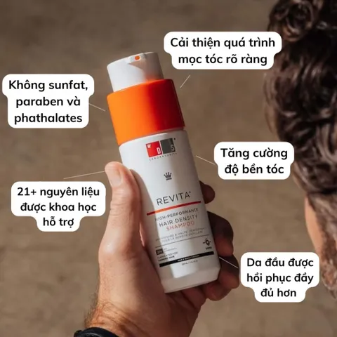 Dầu gội giảm gãy rụng, kích thích mọc tóc REVITA SHAMPOO 205ml của Ds Laboratories ( Mỹ ) 279202