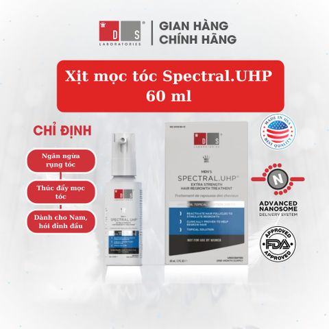 Serum Kích Thích Mọc Tóc SPECTRAL.UHP® 60ml cho Đàn Ông - Trị Gãy Rụng Tóc Hiệu Quả từ Ds Laboratories (Mỹ)