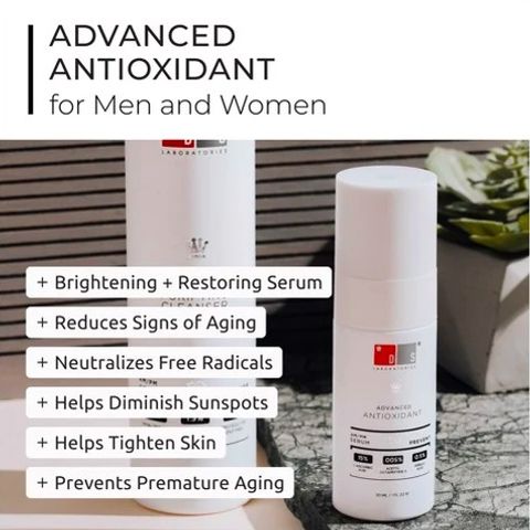 Serum Làm Sáng Phục Hồi Da ADVANCED ANTIOXIDANT 30ML - Vitamin C Nguyên Chất, Giúp Làm Sáng Da Ngăn Ngừa Lão Hóa, Phù Hợp Mọi Loại Da