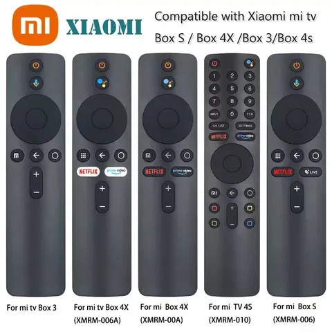 Điều Khiển Remote Xiaomi Mi TV Stick / Mi Box S / Box 4X / Box 3 - Thay Thế Điều Khiển Từ Xa Có Tính Năng Giọng Nói, Mới 100%