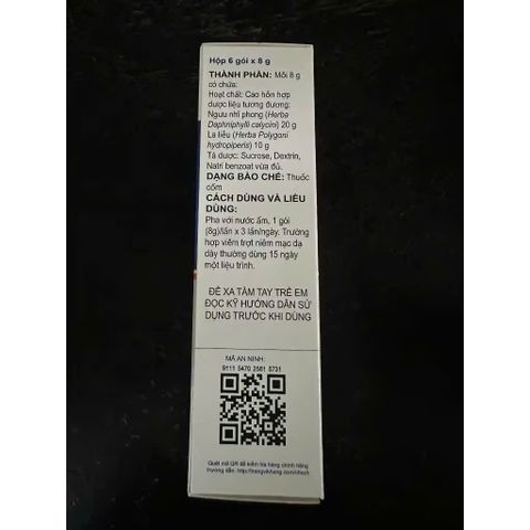 Tràng Vị Khang Hộp 6 Gói - Thực Phẩm Chức Năng Hỗ Trợ Tiêu Hóa, Giảm Đau Bụng, Ổn Định Đại Tràng, Giải Quyết Viêm Dạ Dày