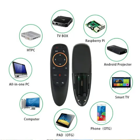 Điều khiển Remote Chuột bay Voice G10s - Tìm kiếm giọng nói thông minh cho Tivi Smart và Android Box, hỗ trợ 360 độ, nhạy bén
