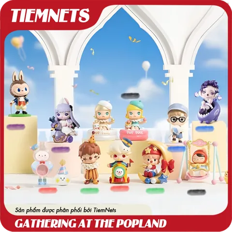 Mô Hình Blind Box Gathering at the Popland - Series 1 - Popmart - Phụ Kiện Tượng Figure Đáng Yêu cho Fan Hâm Mộ