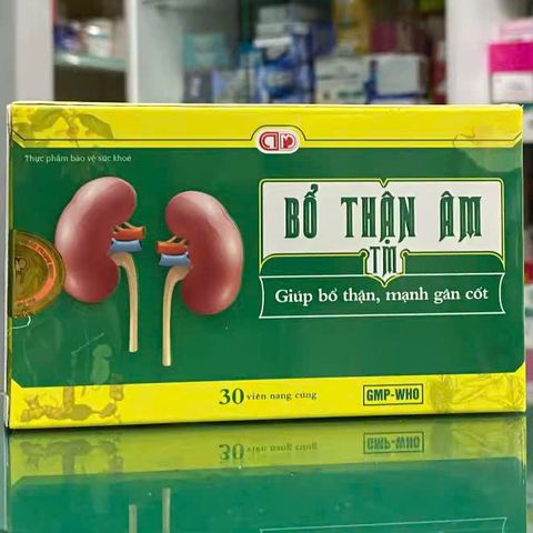 Viên Uống Bổ Thận Âm TM - Hỗ Trợ Sức Khỏe Thận Từ Thiên Nhiên, Giải Pháp Cho Thận Yếu, Hộp 30 Viên