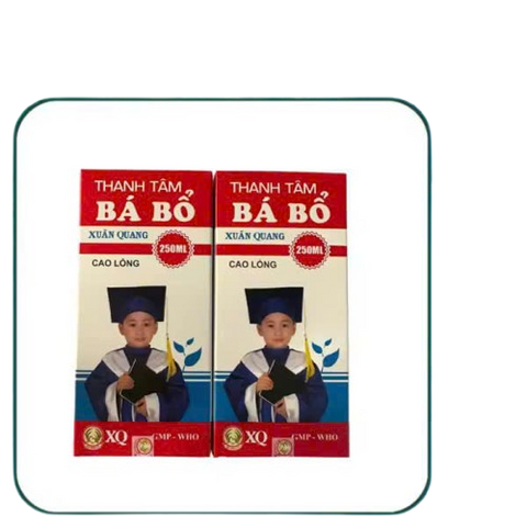 Thanh Tâm Bá Bổ Xuân Quang - Hỗ Trợ Dinh Dưỡng Kém Ăn Cho Trẻ Em - 250ml Nước Giúp Phục Hồi Sức Khỏe và Tăng Cường Cảm Giác Thèm Ăn