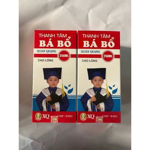 Thanh Tâm Bá Bổ Xuân Quang - Hỗ Trợ Dinh Dưỡng Kém Ăn Cho Trẻ Em - 250ml Nước Giúp Phục Hồi Sức Khỏe và Tăng Cường Cảm Giác Thèm Ăn