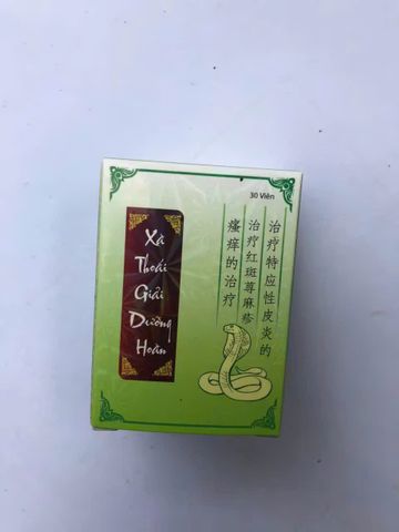 Viên Uống Xà Thoái Giải Dưỡng Hoàn - Hỗ Trợ Dưỡng Huyết, Trừ Phong Thấp Cho Người Mề Đay, Nấm Da Đầu