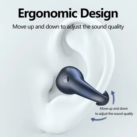 Tai nghe không dây Clip Q80 - Bluetooth V5.3 TWS chống thấm nước, âm thanh Hi-Fi, màn hình hiển thị pin, kết nối ổn định