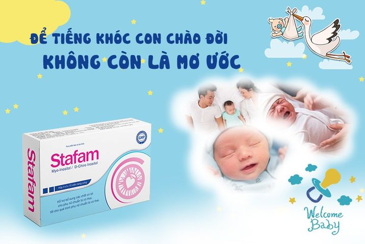 [ 3 Hộp 90 viên ] Cải thiện chất lượng trứng tăng tỉ lệ mang thai - Stafam