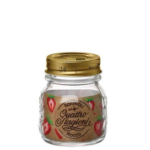 Hũ Thủy Tinh Bormioli Quattro Nắp Vặn 150ml, 250ml - Hộp Đựng Thức Ăn Tiện Lợi, Chất Liệu Cao Cấp, Hoàn Hảo Cho Gia Đình
