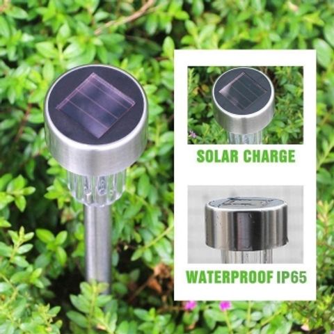 Đèn Năng Lượng Mặt Trời Cắm Đất Trang Trí Sân Vườn - Chống Nước, Đèn LED Mái Nhà Chéo, Thời Gian Chiếu Sáng 6 Giờ