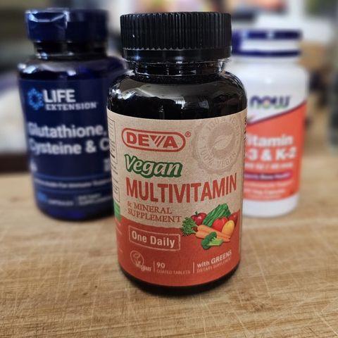 Vitamin Tổng Hợp Deva Vegan - Bổ Sung Vitamin & Khoáng Chất Tăng Cường Sức Đề Kháng, 90 Viên Uống, Dành Cho Người Ăn Chay